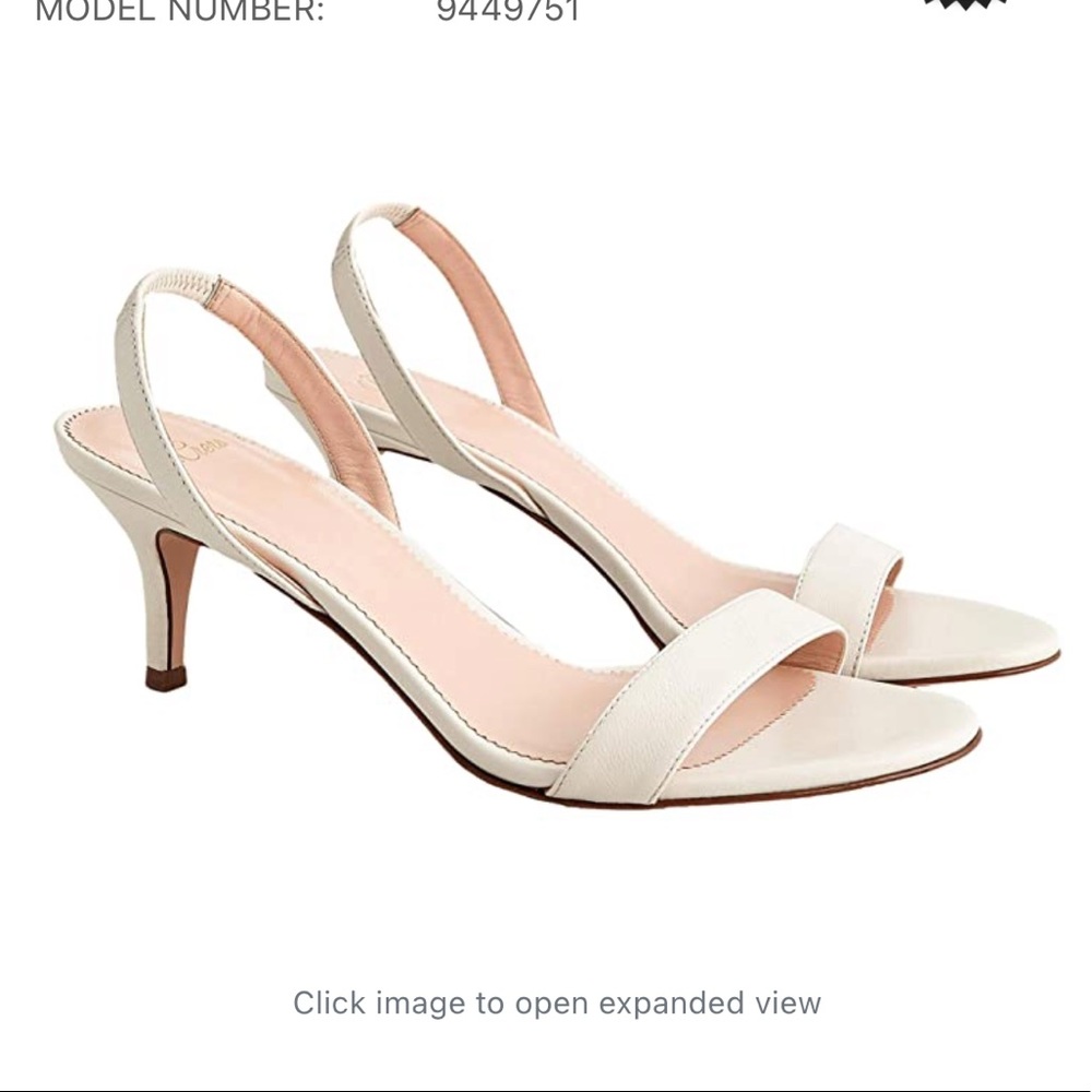New J Crew Simple Slingback Nan Sandal